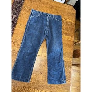 Vintage Taco Systems Jeans Mens 38x32  Blue Denim Straight Leg  Made in the USA
